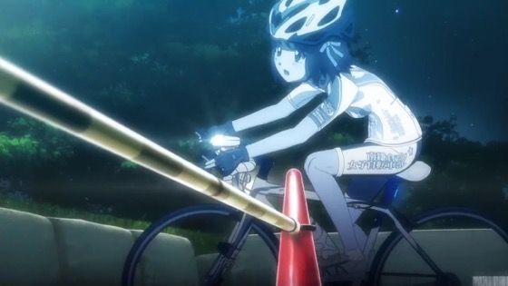 南鎌倉高校女子自転車部 第8話 感想 コーナーで落車しそうでドキドキした